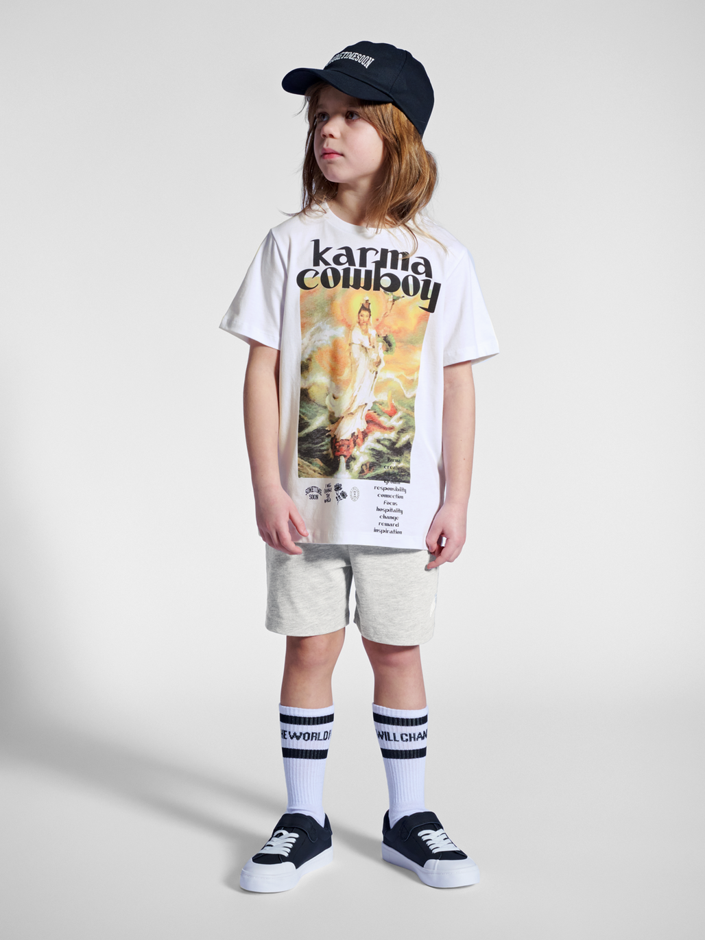 stmCREATION T-SHIRT S/S, BRIGHT WHITE, model