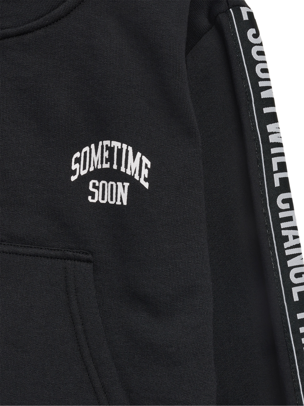 stsEVIE ZIP HOODIE, BLACK, packshot