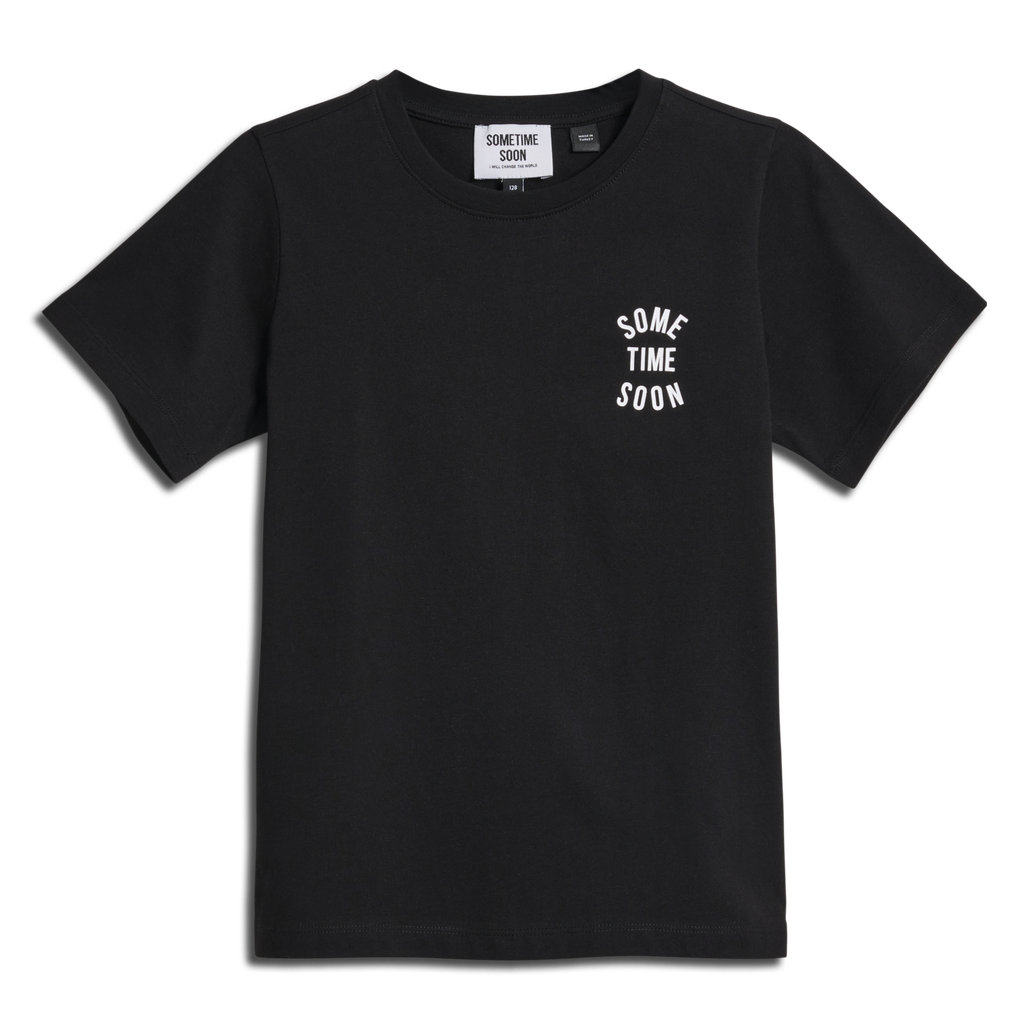 stmREVOLUTION T-SHIRT S/S, BLACK, packshot