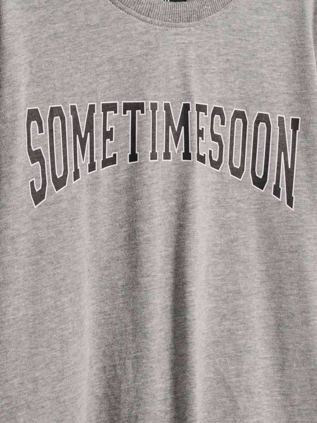 stsOCEAN T-SHIRT S/S, LIGHT GREY MELANGE, packshot