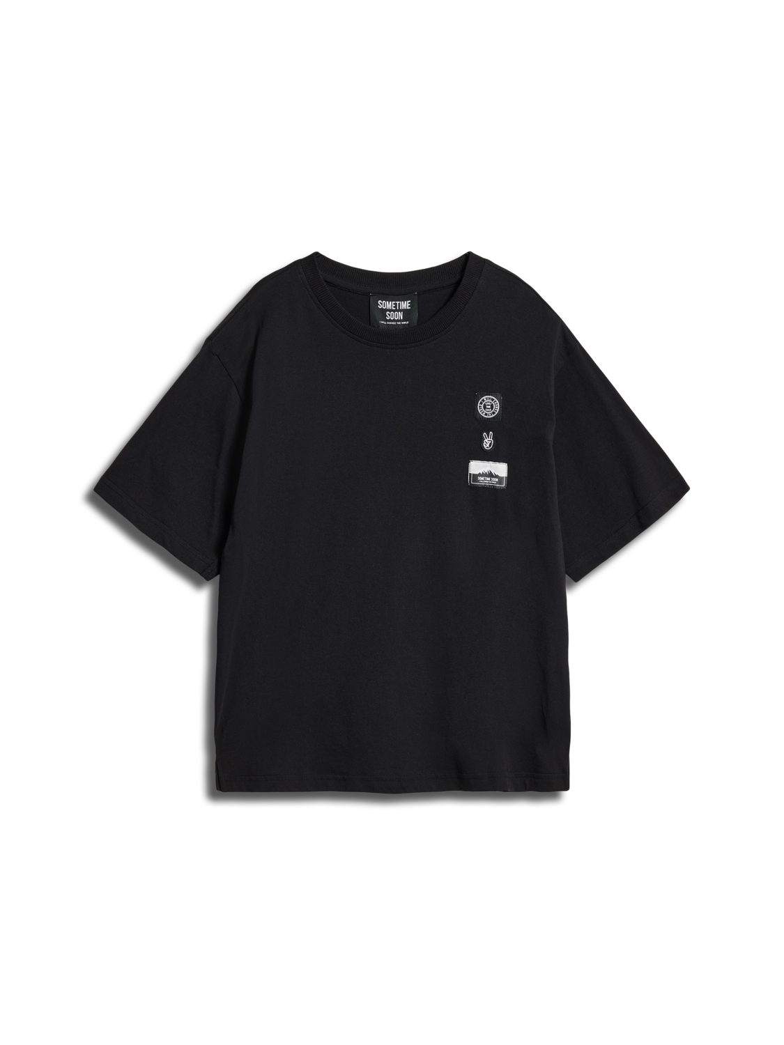 stsTHIAGO T-SHIRT, BLACK, packshot