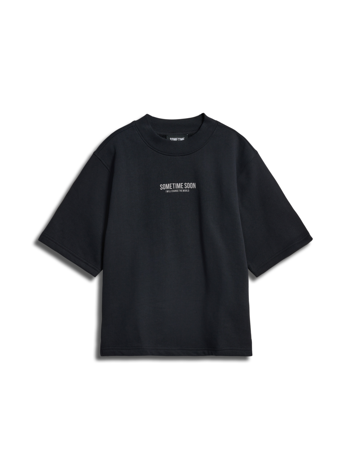 stsLAKER SWEATSHIRT S/S, BLACK, packshot