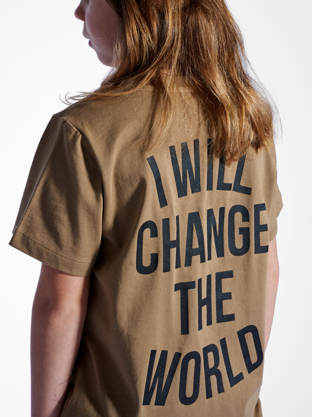stmREVOLUTION T-SHIRT S/S, SEPIA TINT, model