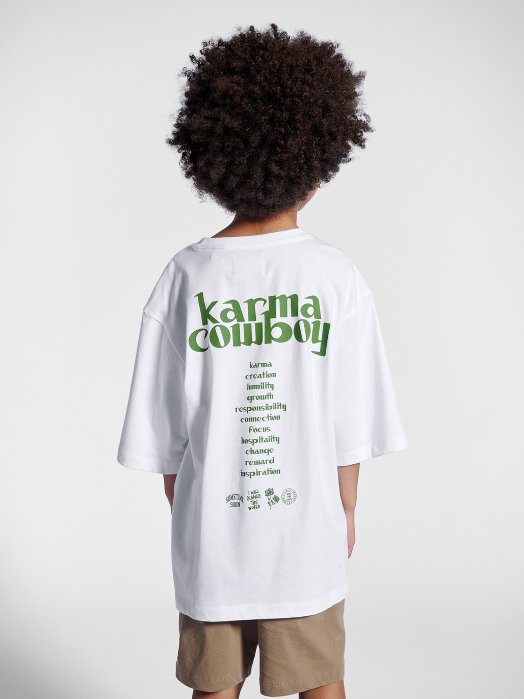 stmKARMA T-SHIRT S/S, BRIGHT WHITE, model