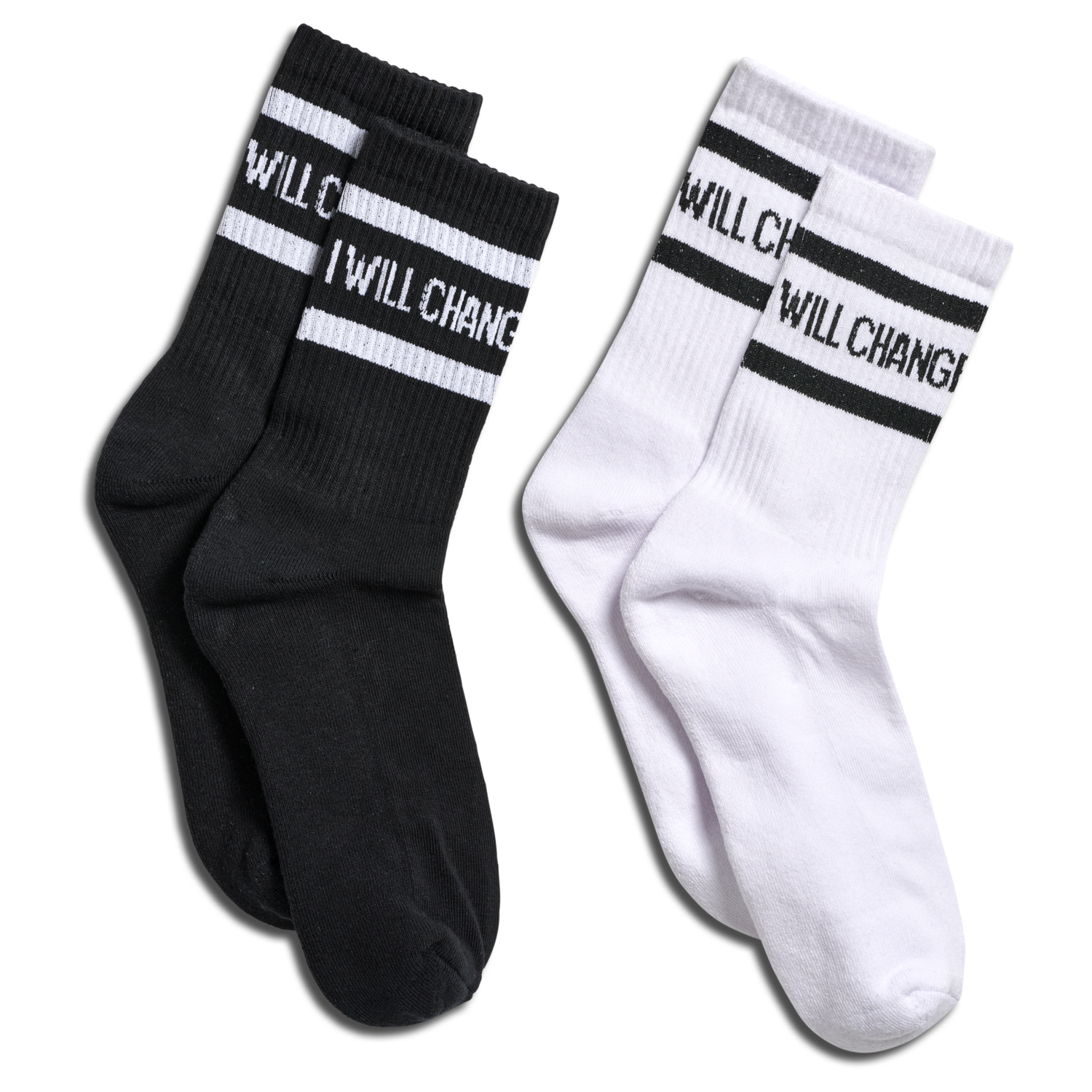 stsCARBON SOCKS 2PK, BLACK/WHITE, packshot