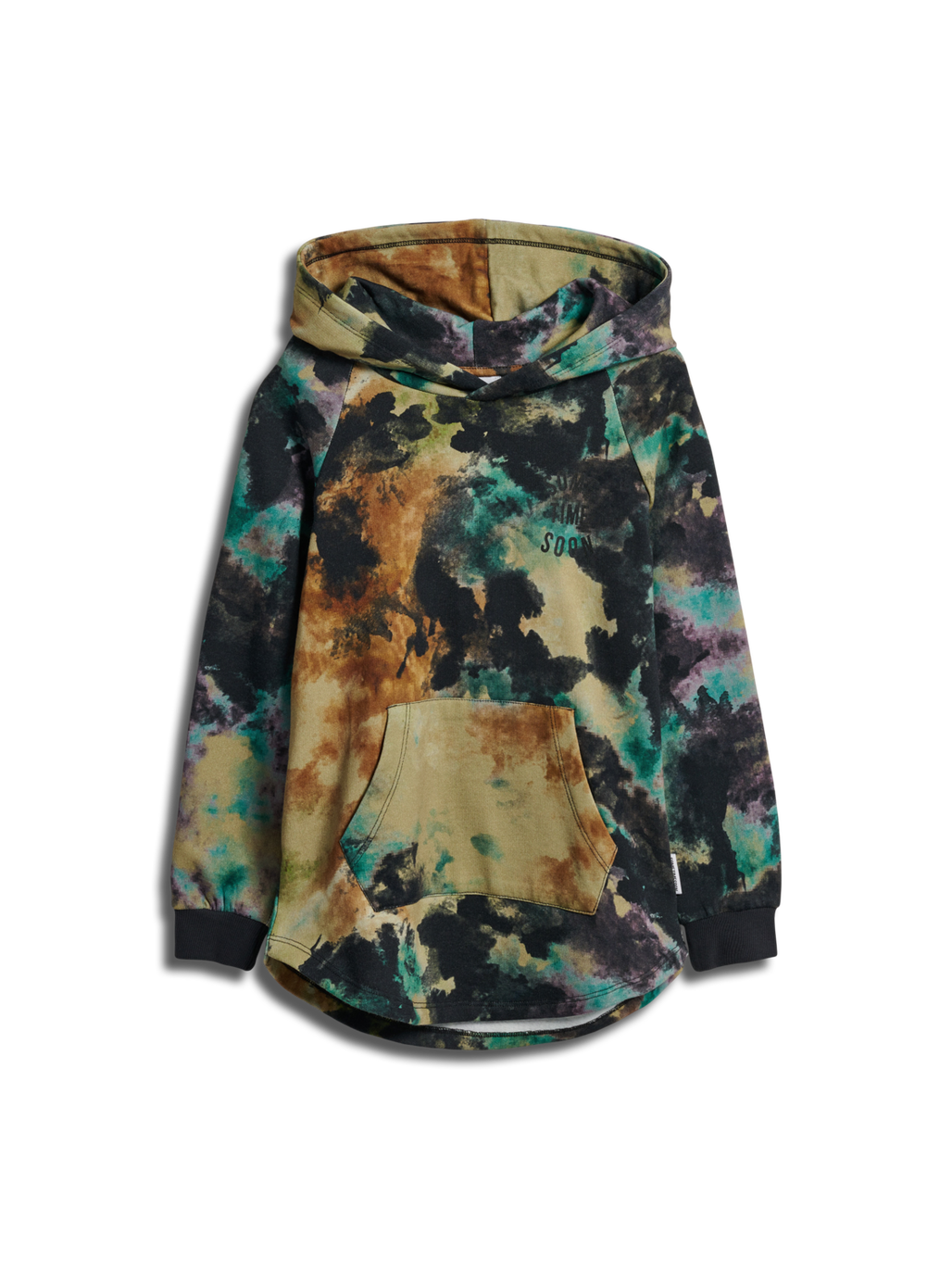 stsMONTEREY AOP HOODIE, ANTIQUE GOLD, packshot