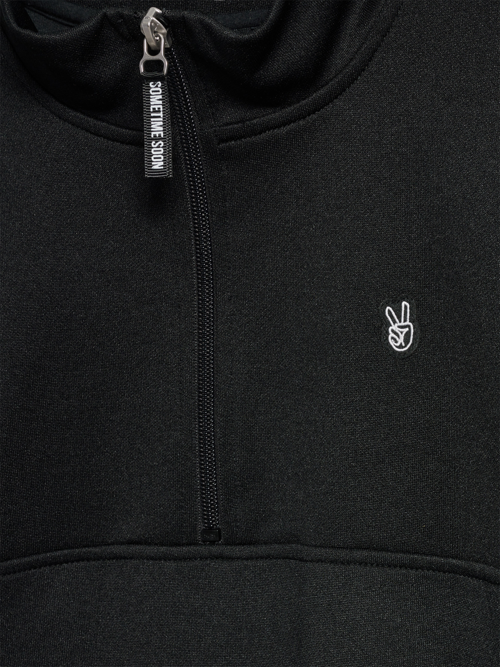 stsCOLE HALF ZIP, BLACK, packshot