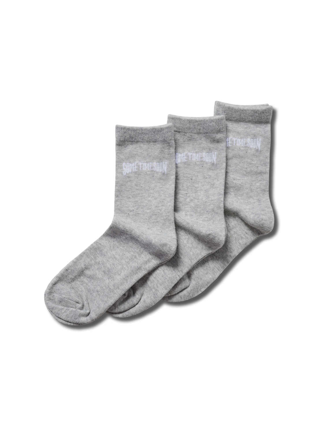 stsVARSITY SOCKS 3-PACK, LIGHT GREY MELANGE, packshot