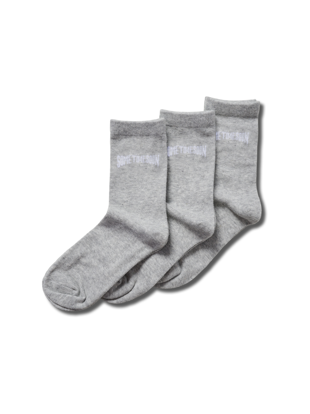 stsVARSITY SOCKS 3-PACK, LIGHT GREY MELANGE, packshot