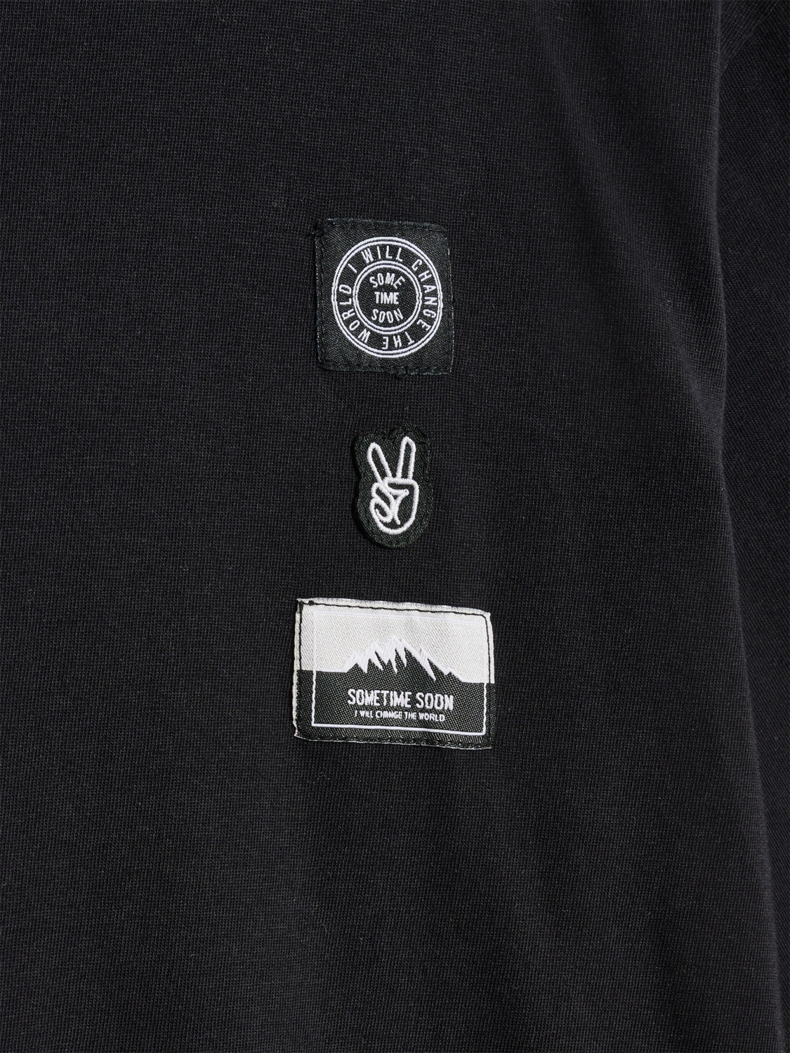 stsTHIAGO T-SHIRT, BLACK, packshot