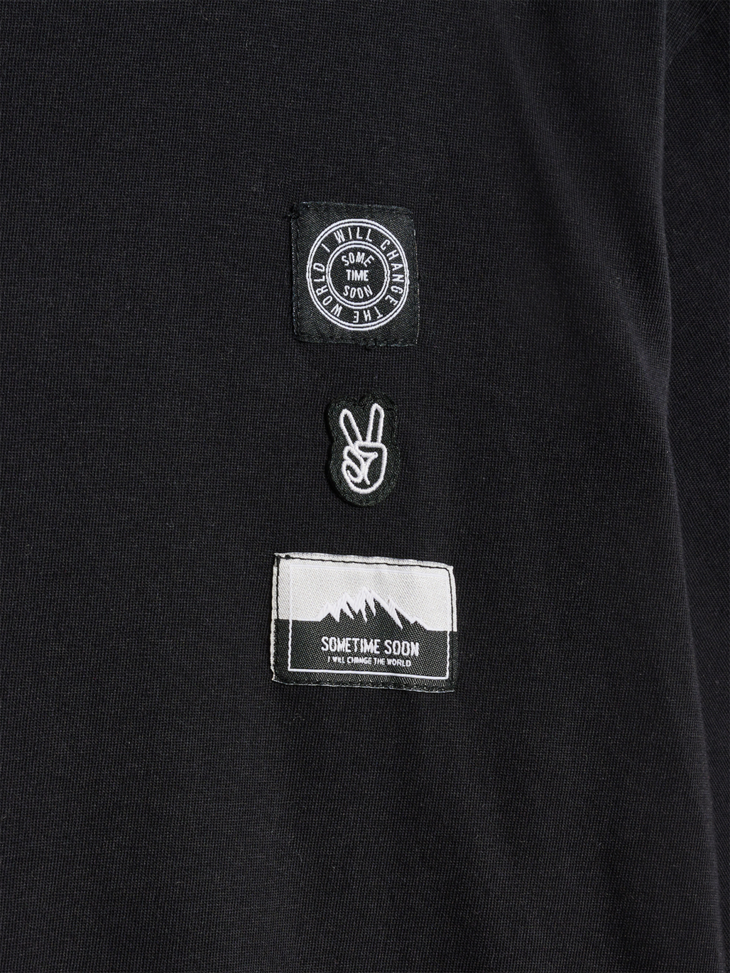 stsTHIAGO T-SHIRT, BLACK, packshot