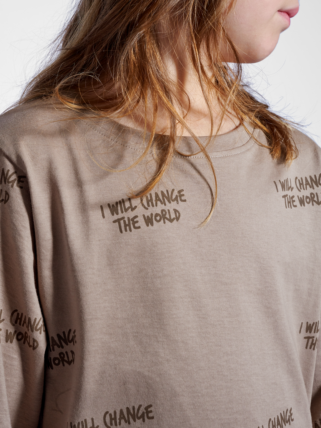 stsMILOS T-SHIRT S/S, SEPIA TINT, model