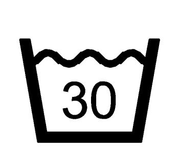 Maskinvask ved 30 grader Maskinvask ved 30 grader