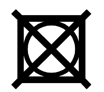 Må ikke tørretumbles Må ikke tørretumbles